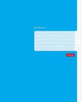 Тетрадь 48 листов, клетка с полями Синяя, А5, 1шт (Хатбер)
