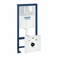 Комплект инсталляции Grohe Rapid SL 38750001 (рама+панель+уголки+шум) хром