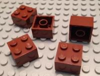 Деталь LEGO 4211210 Кирпичик 2X2 (коричневый) 50 шт