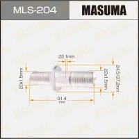 Шпилька колесная Masuma MLS-204, для Isuzu, M22x1.5(R), M20x1.5(L), длина 92мм