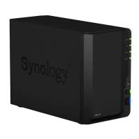 Synology DS218 Сетевое хранилище QC1,4GhzCPU 2GB DDR4 RAID0,1 up to 2hot plug HDDs SATA 3,5'' 2xUSB3.0,1xUSB2.0 1GigEth iSCSI 2xIPcam up to 20 1xPS