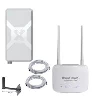 Комплект интернета WiFi для дачи и дома 3G/4G/LTE – Роутер Connect Mini с антенной AGATA-2F MIMO 18ДБ