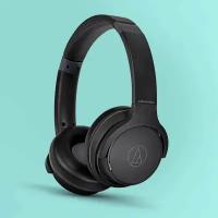 Беспроводные наушники Audio Technica ATH-S220BTBK Bluetooth, черные