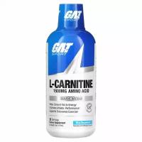 GAT, L-Carnitine, Amino Acid, Blue Raspberry, 1,500 mg, 16 oz (473 ml)