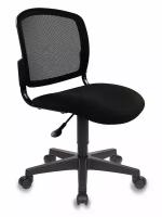 Кресло компьютерное CH-296NX черный / черный, сетка / ткань крестовина пластик / Офисное кресло для оператора, персонала, сотрудника, для дома