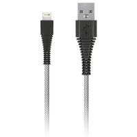 Кабель Smartbuy Сarbon, USB2.0 (A) - Lightning(M), для Apple, экстрапрочный, 2A output, 2м, белый ( Артикул 321359 )