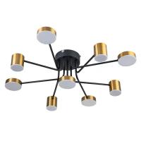 Потолочный светильник Escada 10235/9 LED*110W Black/Brass