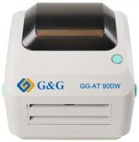 Термопринтер G&G GG-AT-90DW-WE (для печ.накл.) стационарный белый