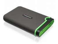 2 ТБ Внешний HDD Transcend StoreJet 25M3, USB 3.0, стальной серый