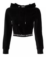 Худи Alexander Wang 4СС1211197 черный xs