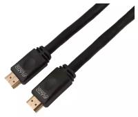 Noname Кабель аудио-видео LAZSO WH-111 HDMI (m)/HDMI (m) 20м. Позолоченные контакты черный (WH-111(20M))