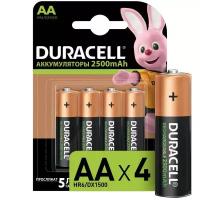 Аккумулятор HR6-4BL 2400мА.ч предзаряжен. (блист.4шт) Duracell Б0014863