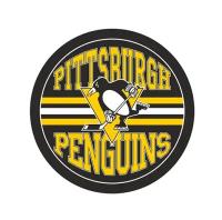 Шайба NHL Pittsburgh Penguins черный фон