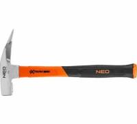 Шиферный молоток NEO Tools 600 г, рукоятка из стекловолокна 25-131