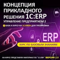 Видеокурс концепция прикладного решения 1С:ERP управление предприятием 2