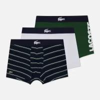 Комплект мужских трусов Lacoste 3-Pack Mismatched Trunk комбинированный, Размер XXL