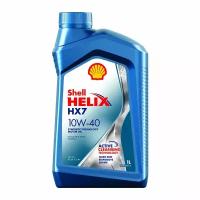 Масло моторное Shell Helix HX7 10w40 полусинтетическое, SN/SN PLUS, ACEA A3/B3/B4, универсальное, 1л