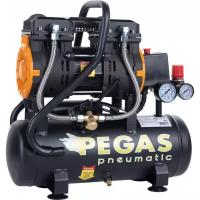 Бесшумный безмасляный компрессор Pegas pneumatic PG-602 профессиональная серия 6619