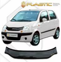 Дефлектор капота для Daewoo Matiz 2000-2011 Classic черный