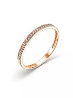 Обручальное кольцо из красного золота c бриллиантами алькор