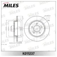 Диск тормозной FORD FOCUS III 11- / C-MAX 10- задний K011237 MILES K011237