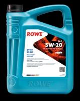 Синтетическое моторное масло ROWE Hightec Synt RS HC SAE 5W-20, 5 л