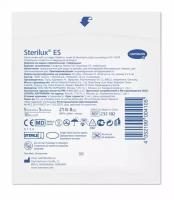 Салфетки марлевые Sterilux ES (Стерилюкс ЕС) стерильные для ран, 21 нитей на см2, сложены в 8 слоев, 5х5см, 232182 (20 блоков по 10 шт (200 шт))