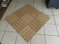 Садовый паркет из ДПК Woodvex Parquet Colorite Тик 25х500х500 мм