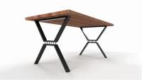 Обеденный прямоугольный универсальный стол в стиле Лофт Модель 69