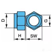 Контргайка BPW DB S129 26537926 0326004190 BPW