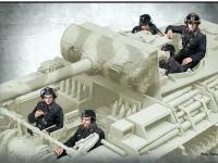 Master Box Сборная модель Немецкие танкисты, 1944-1945г., 1/35