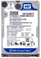 Жесткий диск Western Digital WD3200BEVT 320Gb 5400 SATAII 2,5