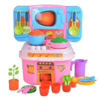 Zarrin Toys Кухня Little Kitchen, набор 37 предметов, цвет розовый