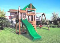 Детская игровая площадка Babygarden Play 6 светло-зеленая вместимость 5-8 детей, материал пластик/дерево/сталь, безопасная конструкция