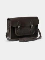 Кросс-боди унисекс сумка Dark Brown от Cambridge Satchel