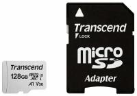 Карта памяти Transcend microSD 128GB TS128GUSD300S-A ( + adapter)