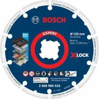 Алмазный диск для резки металла BOSCH X-LOCK 125х22.2 мм EXPERT