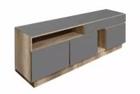 Шкаф-модуль напольный MD Color, 180х60х42, цвет дуб Каньон/серый графит
