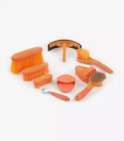 Набор для груминга Soft-Touch Premier Equine (9 предметов) оранжевый
