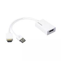 Переходник Kramer ADC-HM/DPF HDMI вилка на DisplayPort розетку, поддержка 4К