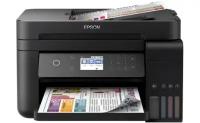 Epson L6170 МФУ А4 цветное: принтер/копир/сканер, 33/20 стр./мин.(чб/цвет), ADF 30 стр., USB/LAN, в комплекте чернила 14 000/11 200 стр.(чб/цвет) (C11CG20403)