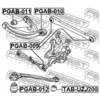 Сайлентблок задн тяги CITROEN C6 2005-2012 PGAB-009, PGAB009 FEBEST PGAB-009