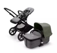 Детская коляска 2 в 1 Bugaboo Fox3 Black/Grey Melange/Forest Green