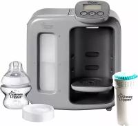 Tommee Tippee Perfect Prep Day & Night, Машина для автоматического приготовления детских смесей с цифровым дисплеем и регулируемым объемом,серый