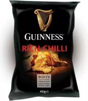 Чипсы BURTS Guinness Rich Chilli 42 гр Упаковка 20 шт