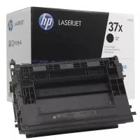 Картридж лазерный HP 37X CF237X Black, черный, для принтера МФУ LaserJet оригинальный тонер, принт туба, toner Print Cartridge, цветной, с чернилами копи емкость, hewlett packard, 25000