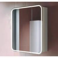 Зеркальный шкаф Alavann Lana 80 см белый (Холодный свет)