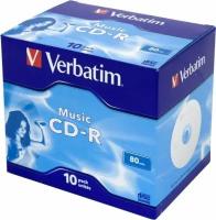 Диск VERBATIM 700Mb 16x Jewel case (10шт) (43365)