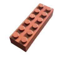 Деталь LEGO 4216615 Кирпичик 2X6 (коричневый) 50 шт