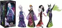 Коллекция Disney Villains Black and Brights Набор из 4х кукол-злодеев 28 см в высоту